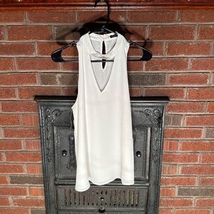 White formal tank top